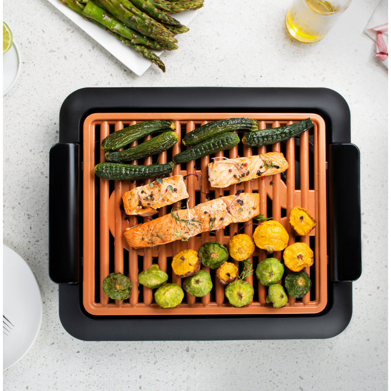 Gotham Steel Indoor Smokeless Electric Grill & Reviews Wayfair